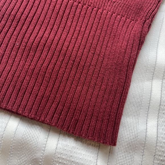 Vintage Wet Seal Y2K Ribbed Red Halter Top Size XS Boho Festival Crop Tank Top - Picture 9 of 12